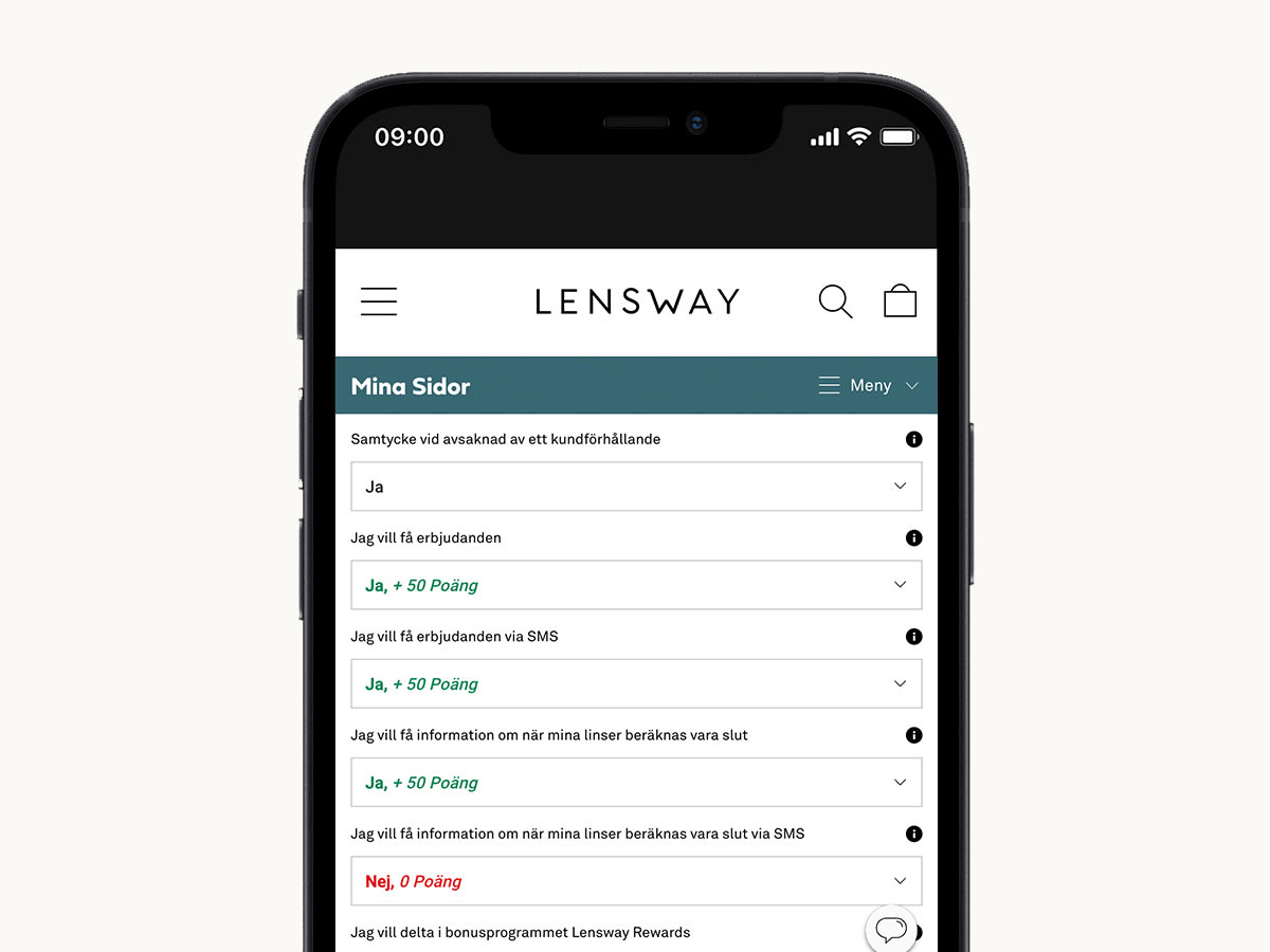 Lensway Rewards – exklusiva förmåner för lojala kunder