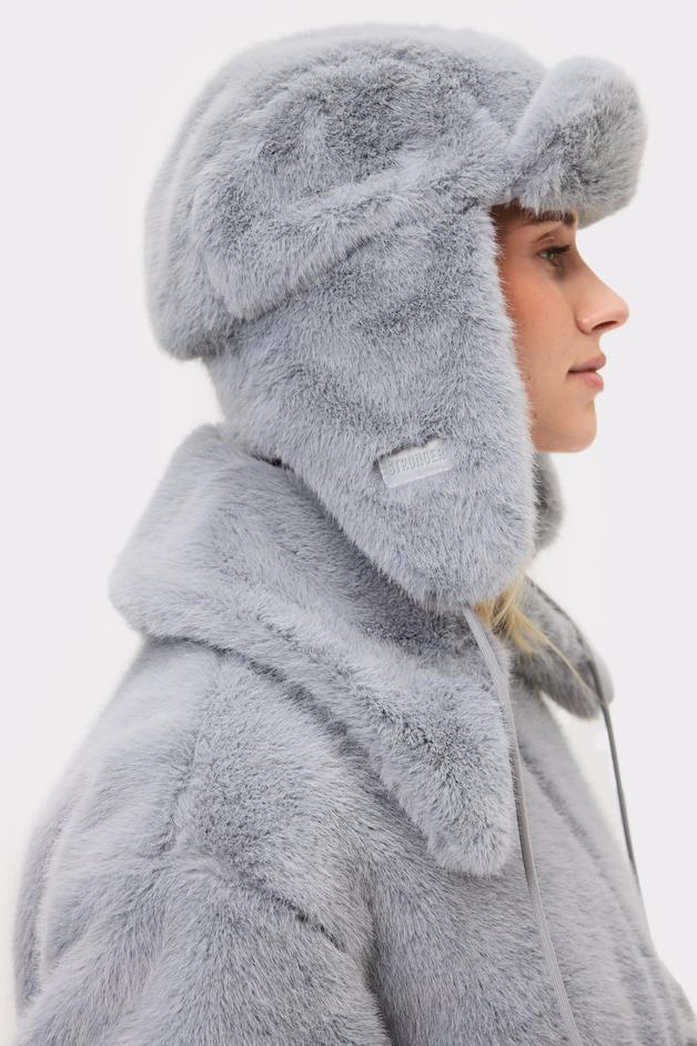 Vindtät Och Varm Fuskpälsmössa