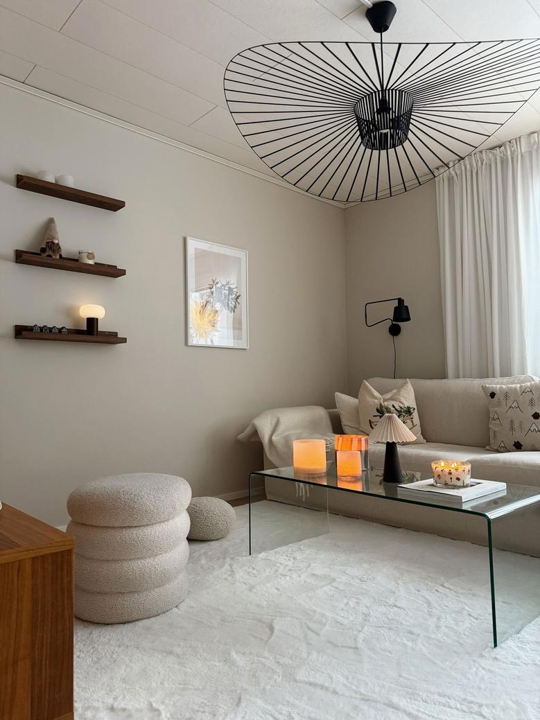 Elegant svart stål konsollbord