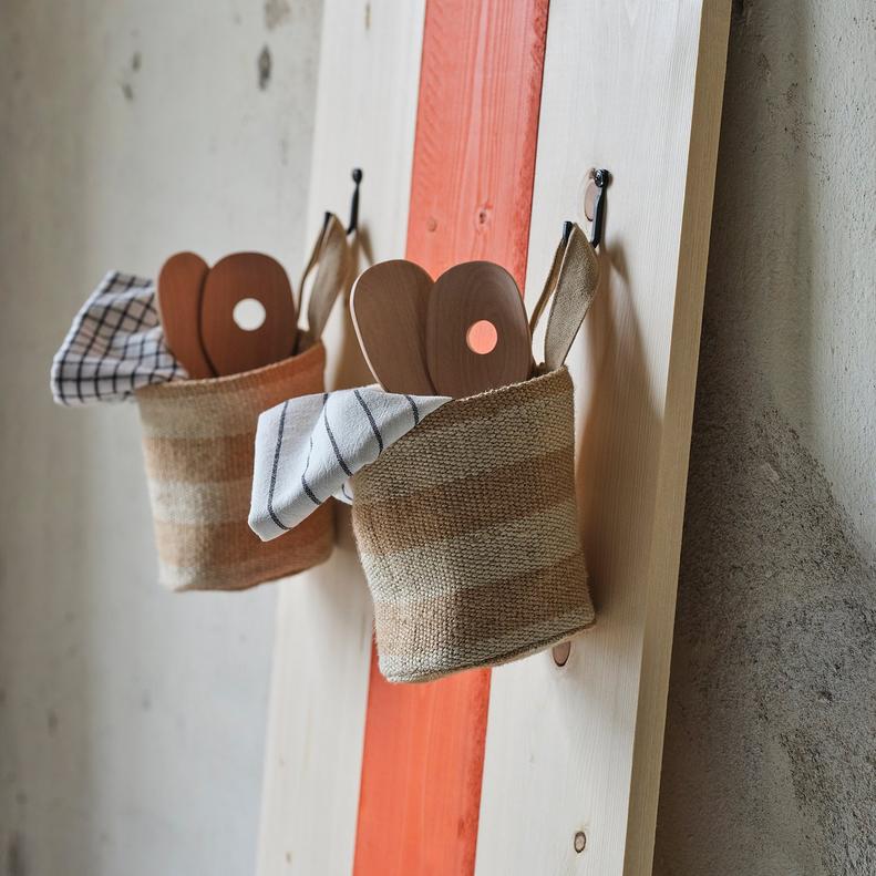 MÄVINN jute förvaringskorg naturlig stil