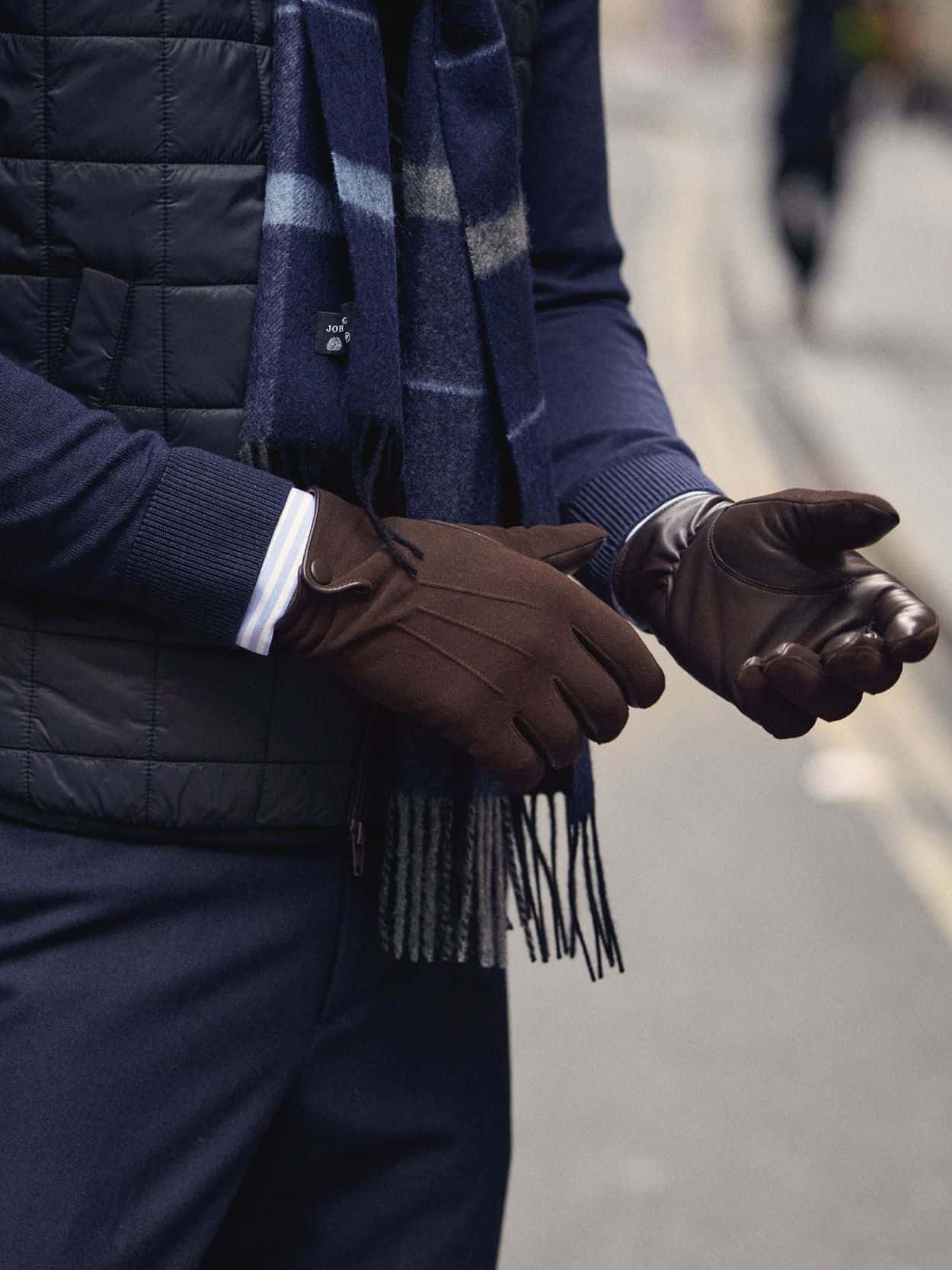 Exklusiva Herrhandskar i Äkta Läder