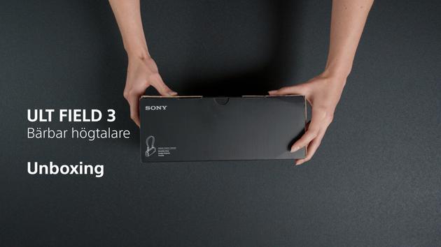 Sony ULT Field 3 bärbar högtalare svart