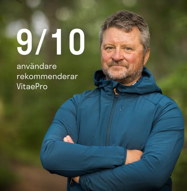 Prova VitaePro för starka muskler och leder