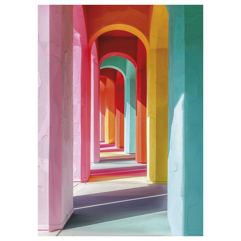 PJÄTTERYD tavla prismatisk passage 50x70 cm
