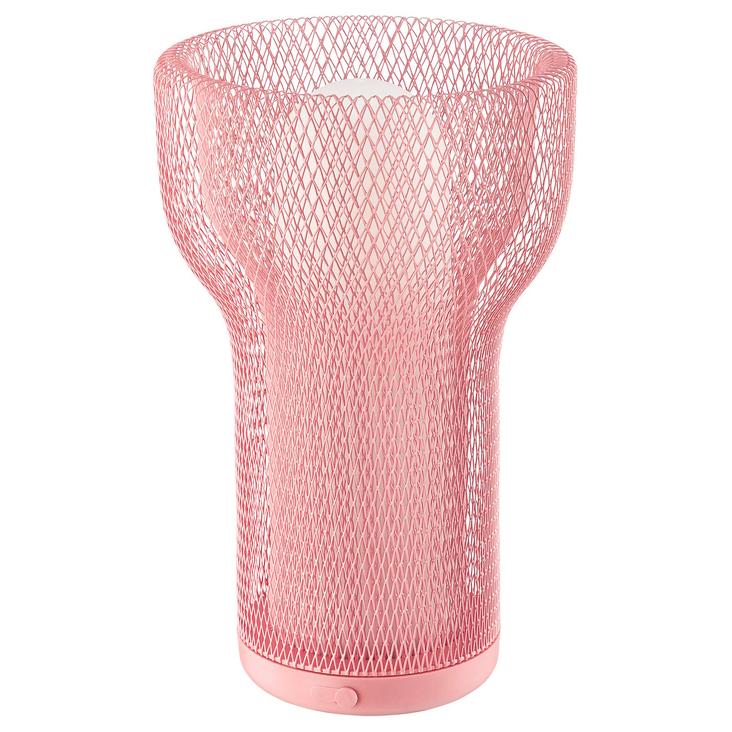 SOLVINDEN LED dekorationsbelysning rosa utomhus