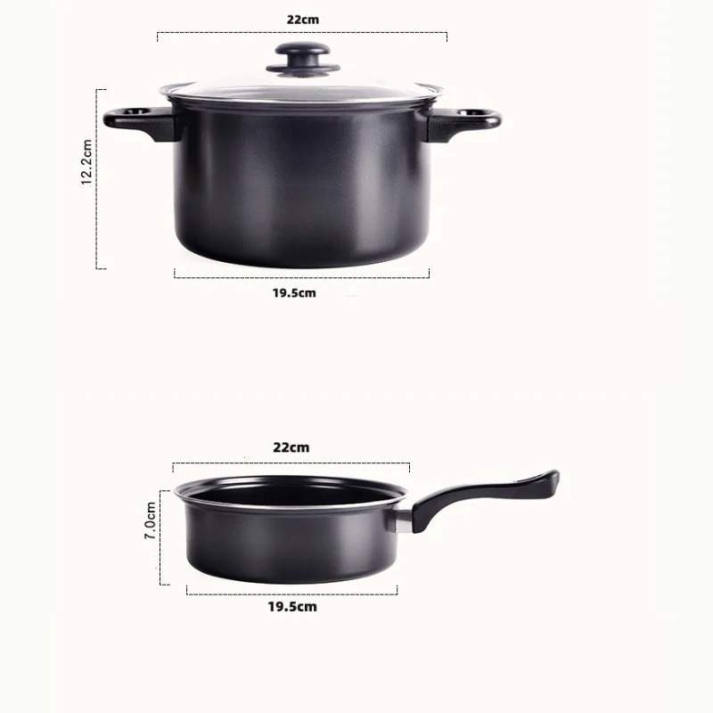 13-delars nonstick kokkärlset med redskap