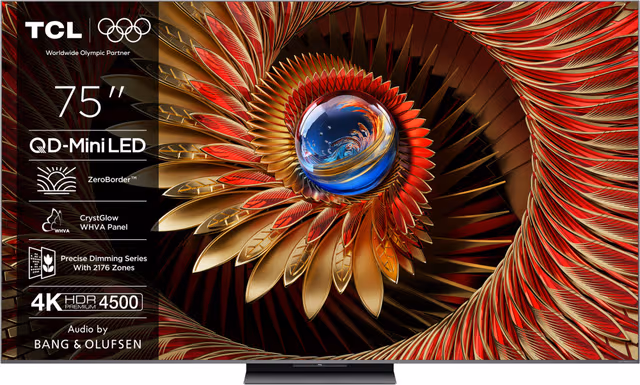 TCL 75" C8K 4K Mini-LED TV 2025