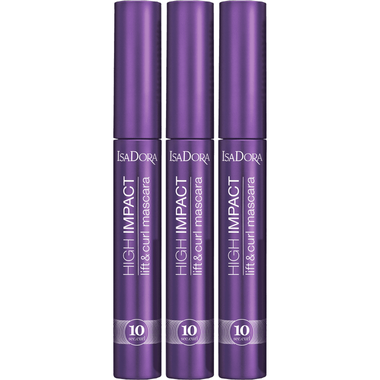 IsaDora Lift & Curl Mascara 3-pack