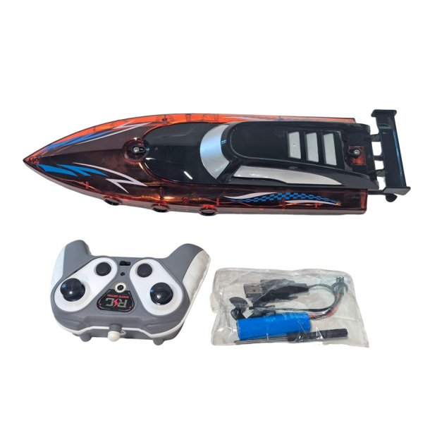 Fjärrstyrd Högfartsyacht med LED-ljus