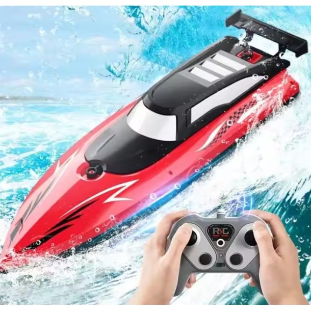 Fjärrstyrd Högfartsyacht med LED-ljus
