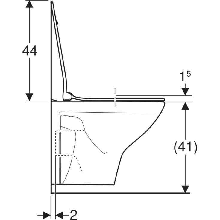 Ifö Spira Classic vägghängd toalett – stilren och lätt att hålla ren 🚽