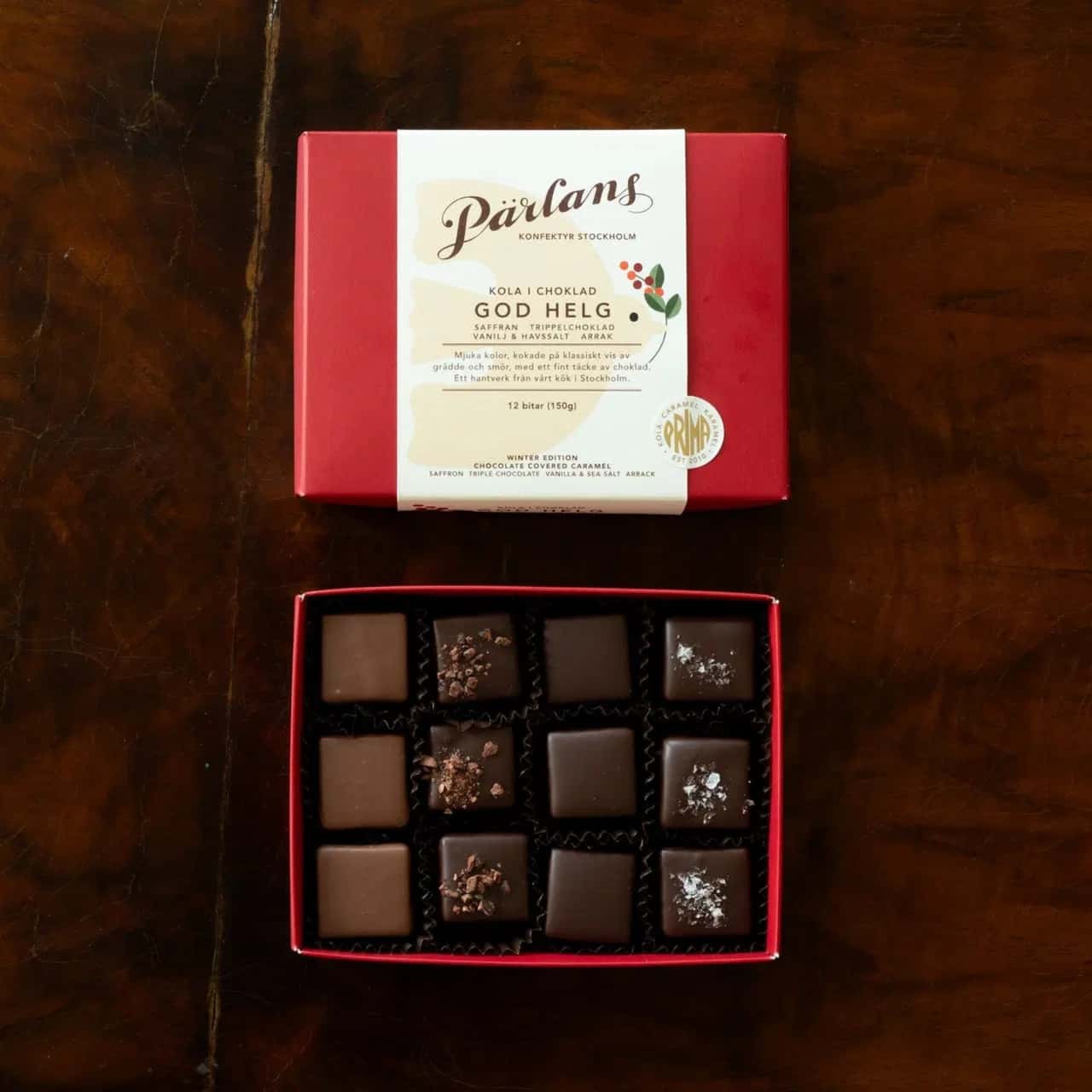 Kola och Choklad 12-bitar Presentask