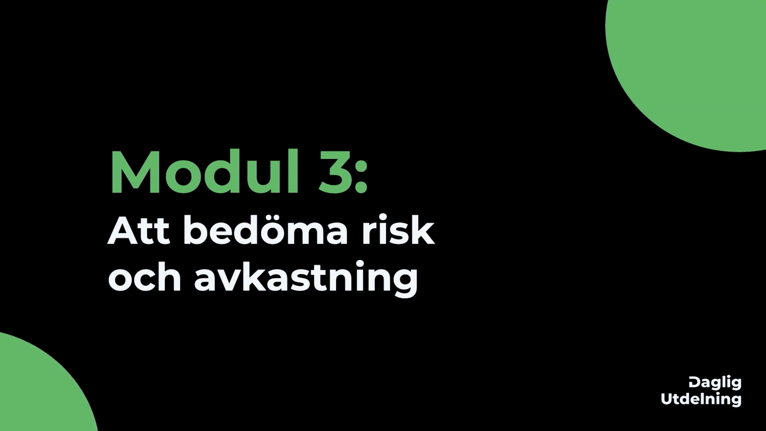 Aktieutbildning med rabatt.