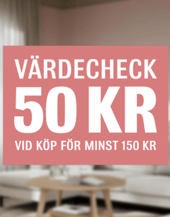 Få en värdecheck från Mio på 50 kr