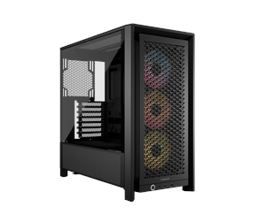 Corsair 4000D RS ARGB Miditower Chassi Svart