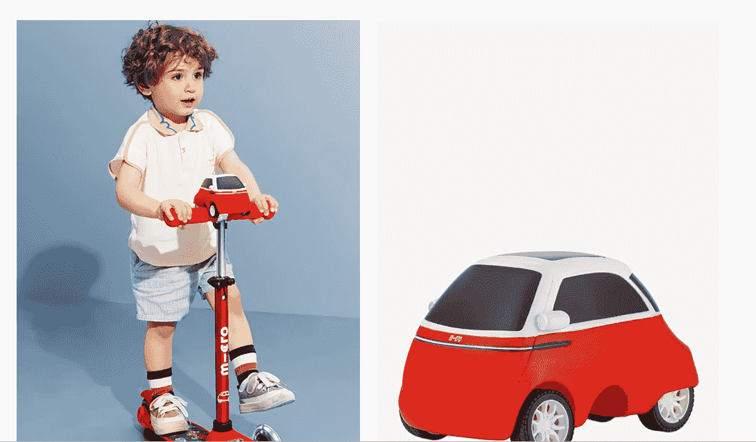 Micro Scooter Buddy Microlino Röd