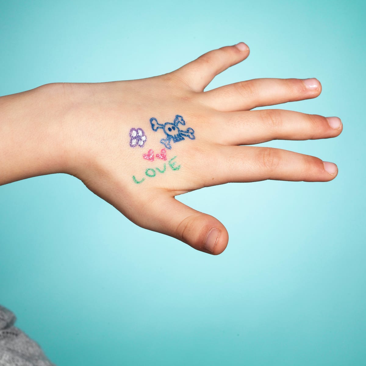 Tatueringspennor i 6 Färger Set