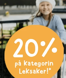 20 % rabatt på leksaker hos Babyland