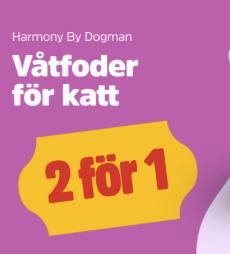 Våtfoder för katt från Harmony by Dogman: 2 för 1