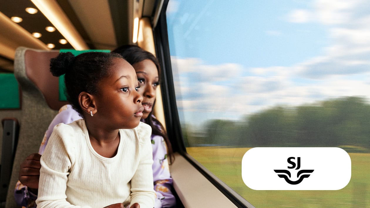 Exklusiv rabatt på SJ tågresor