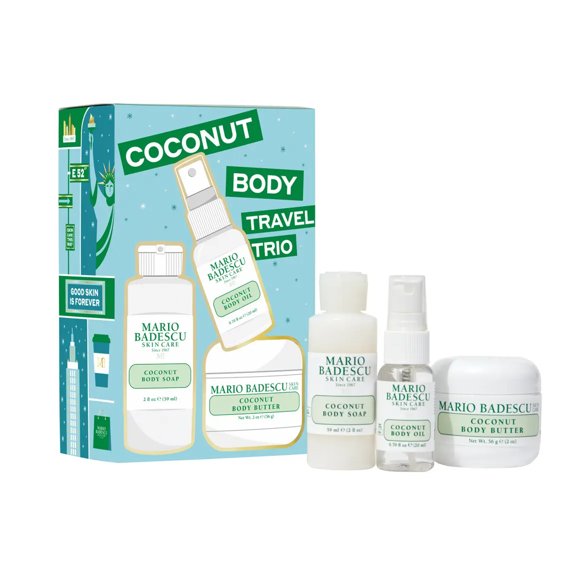 Mario Badescu Coconut Body Care Trio