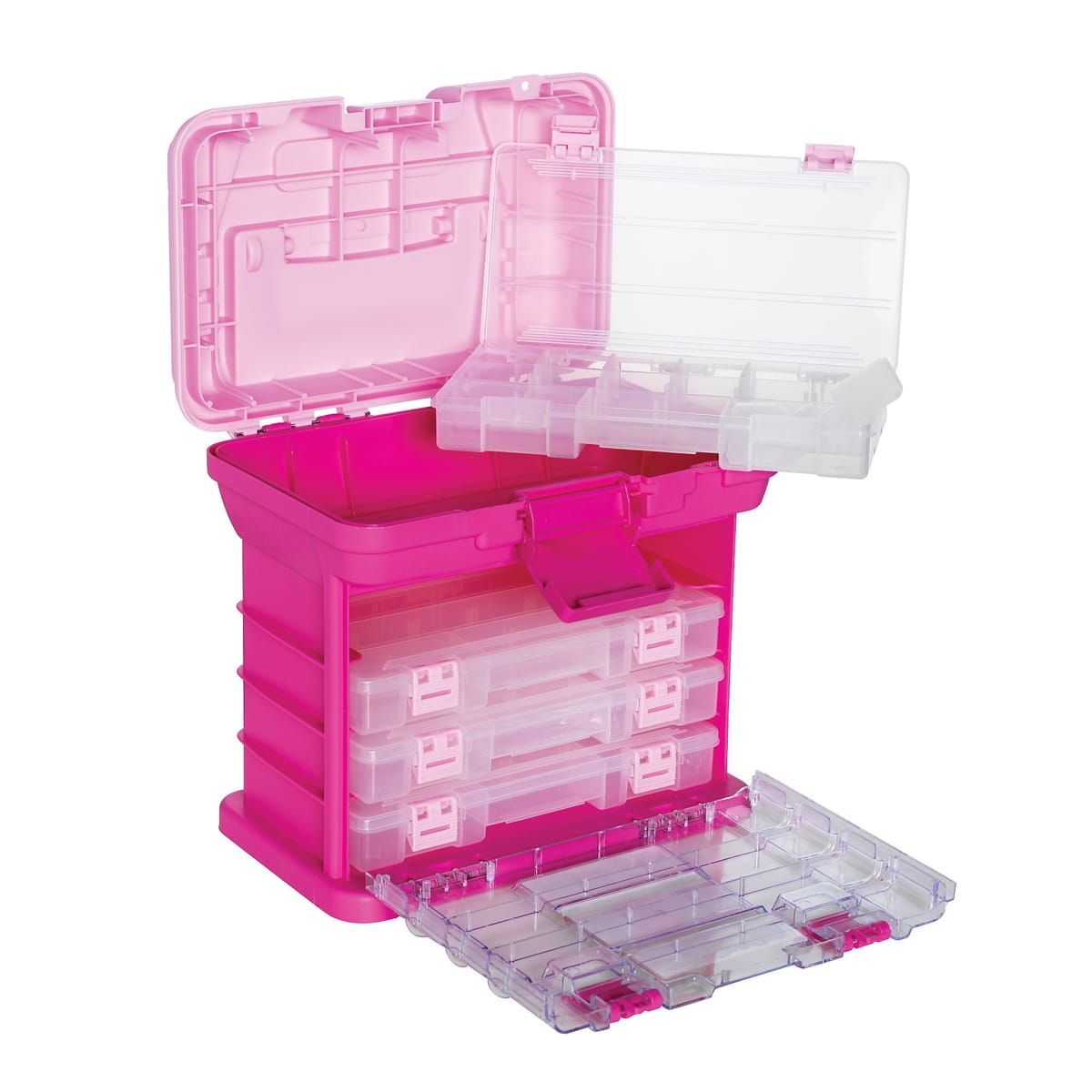 Förvaringssystem med fem praktiska fack