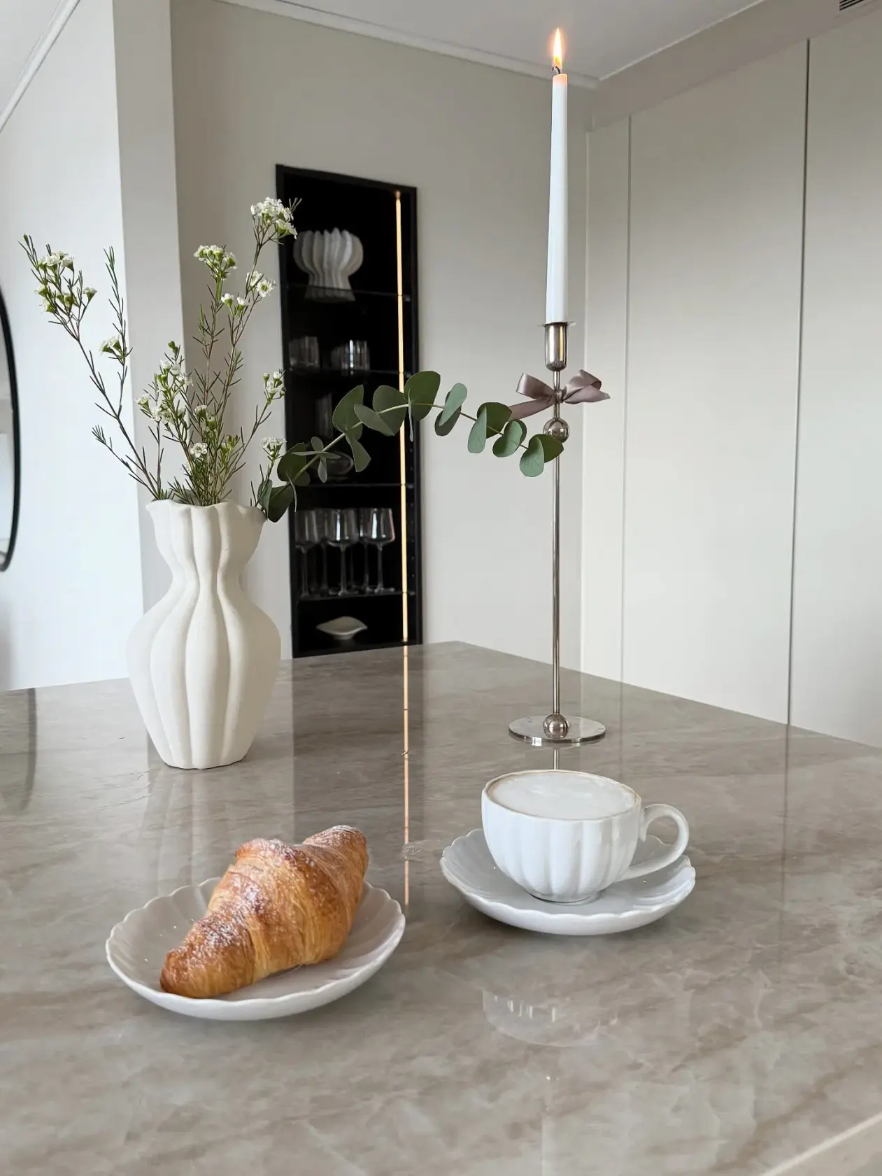 Fie Ljusblå Fleecepläd