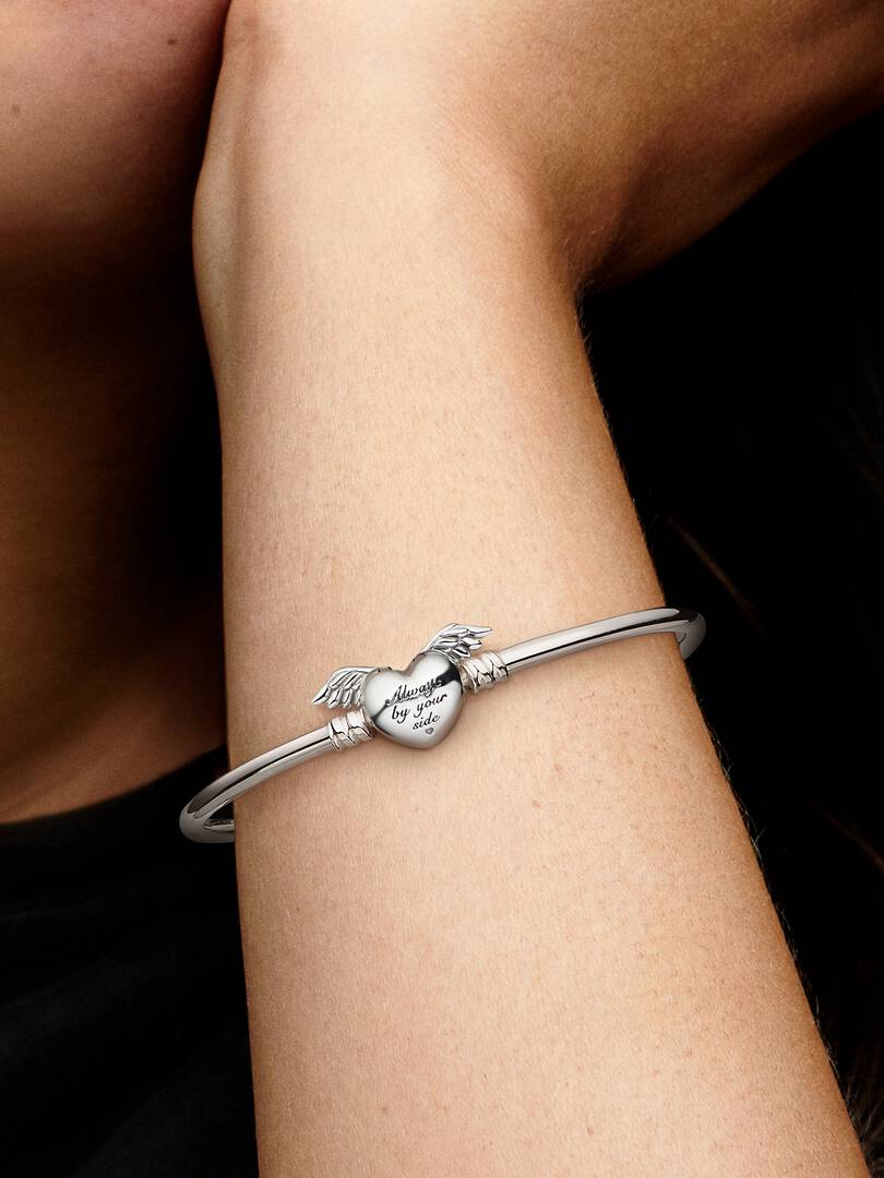 Pandora Moments Armring med Vingar och Hjärta