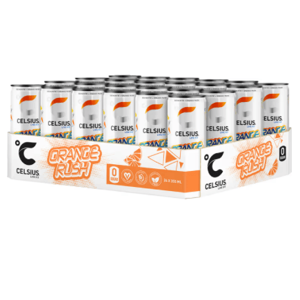 Celsius Energidryck Orange Rush 24-pack hos Matsmart