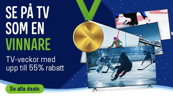 Aktuella erbjudanden på TV, Ljud och Smart hem