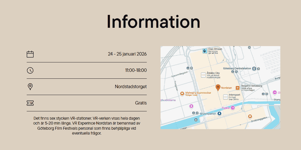 Gratis VR-upplevelser i Nordstan Göteborg