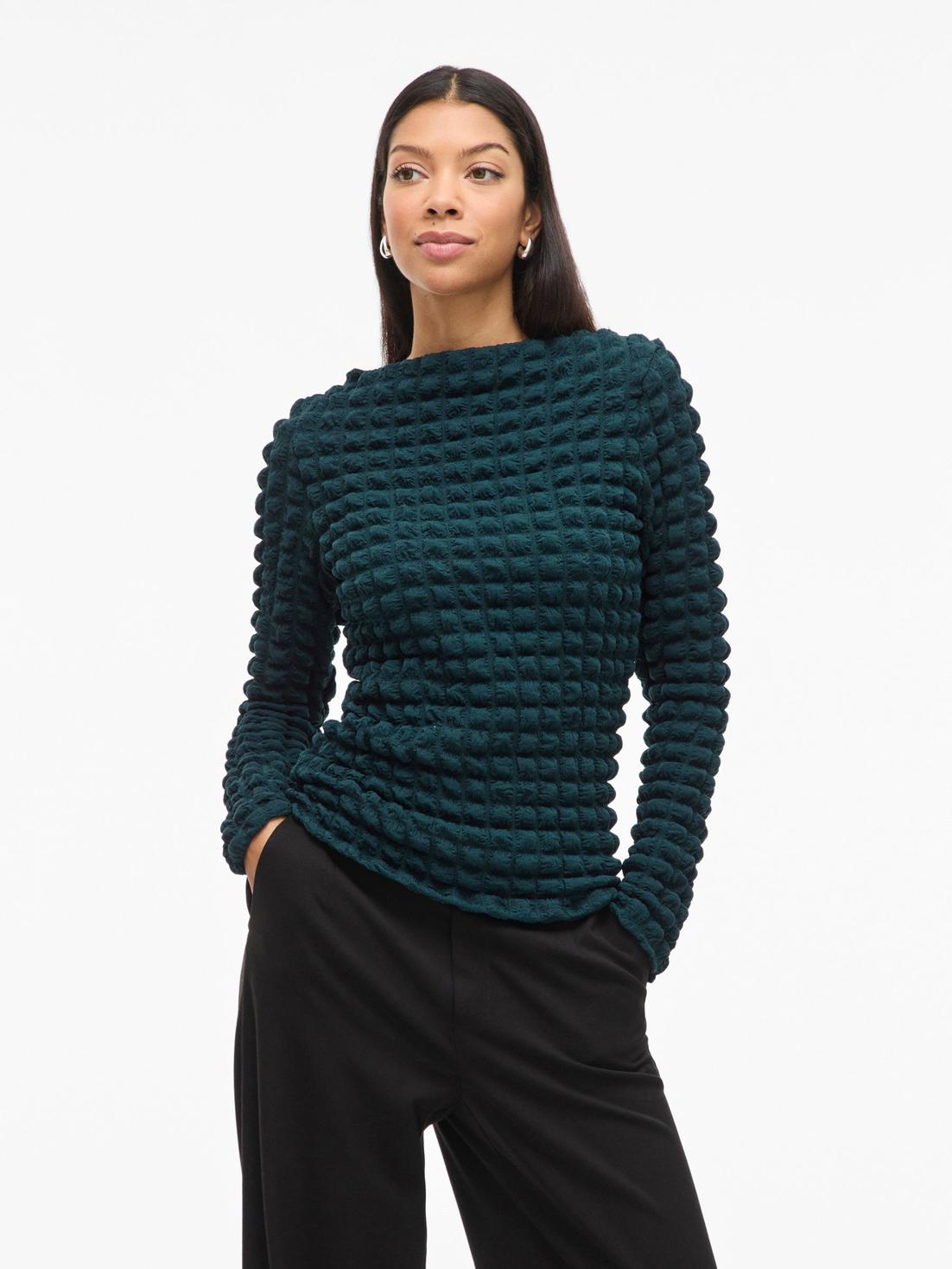 VIFORCEA Grön Långärmad Topp