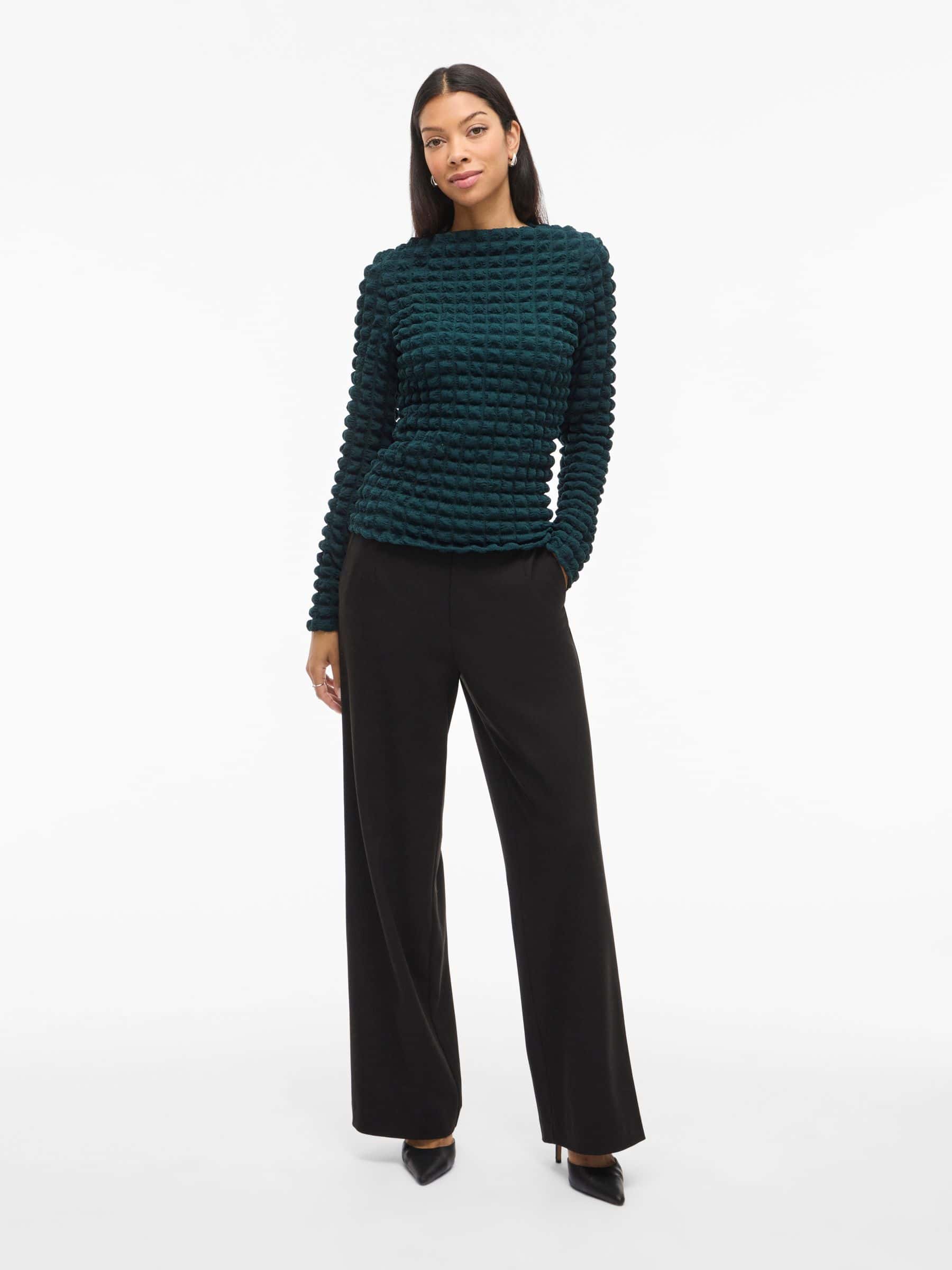 VIFORCEA Grön Långärmad Topp