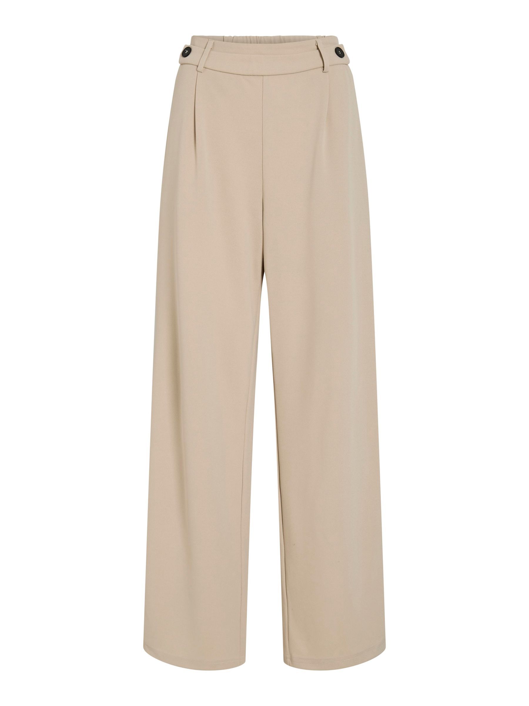 Röd Stickad Tröja med Hög Hals