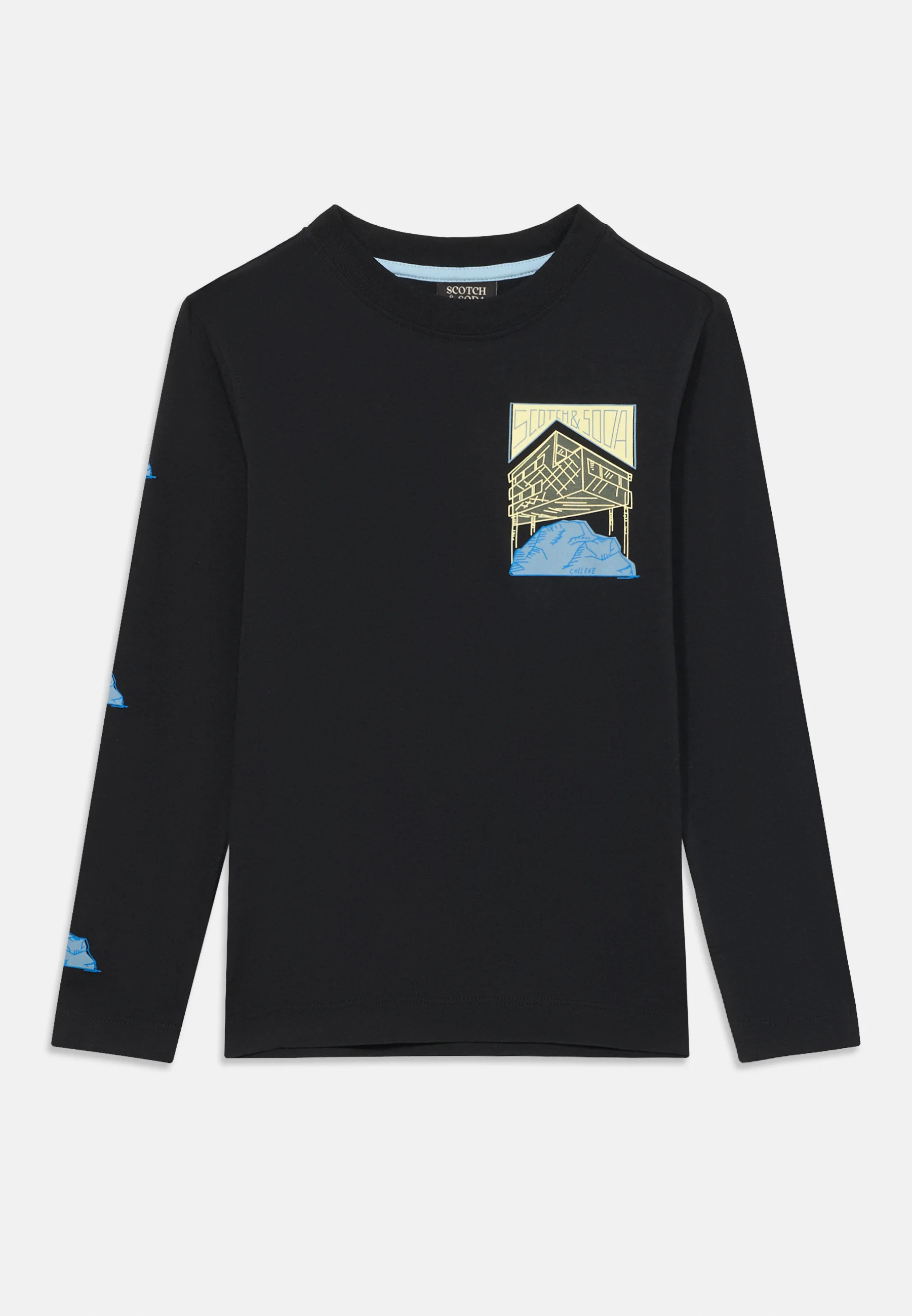 Scotch & Soda Mönstrad Padded Skjortjacka