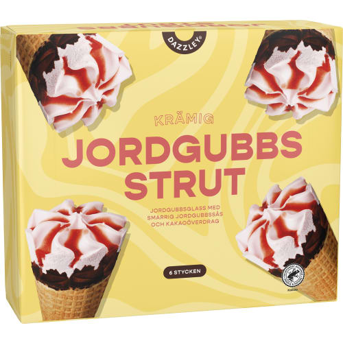 6 st Glasstrutar. DAZZLEY