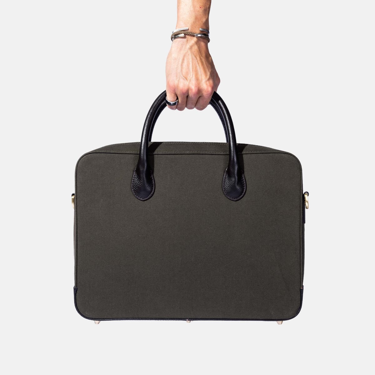 Baron Grön Kanvas Datorväska