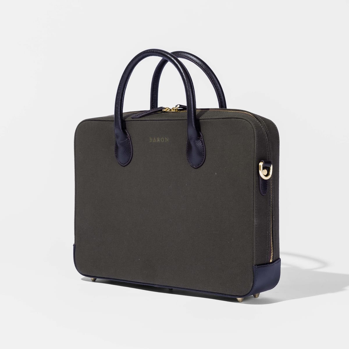 Baron Grön Kanvas Datorväska