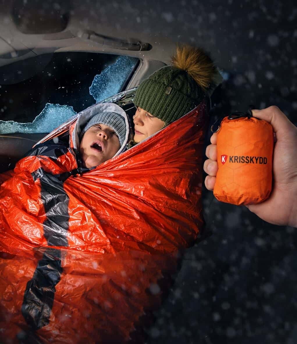 Nödsovsäck Orange För Utomhusbruk