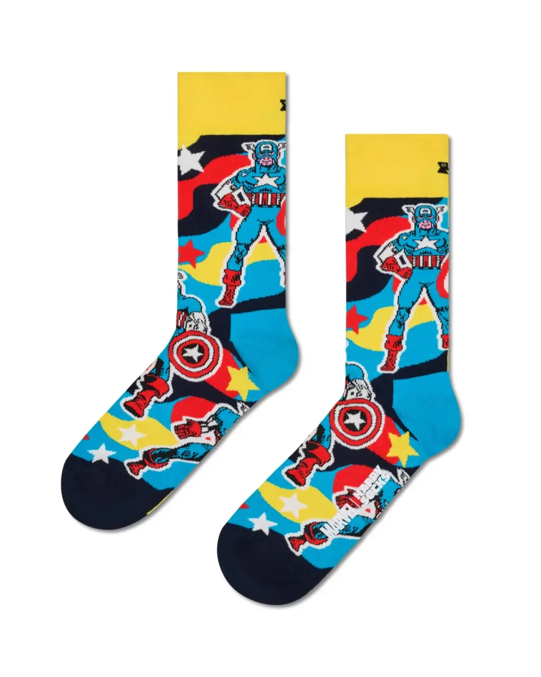 Happy Socks Strumpor Captain America Blå