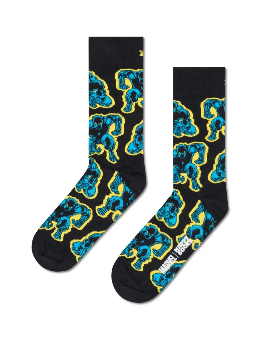 Happy Socks Strumpor Black Panther Svart