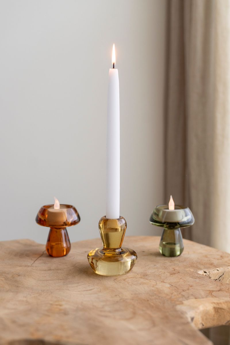 Ljushållare Svamp Gul Dekoration