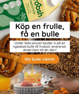 Få en bulle vid köp av frukost hos Morgonexpresen