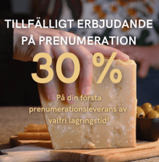 17 + 15 % rabatt på Parmigiano Reggiano-prenumeration