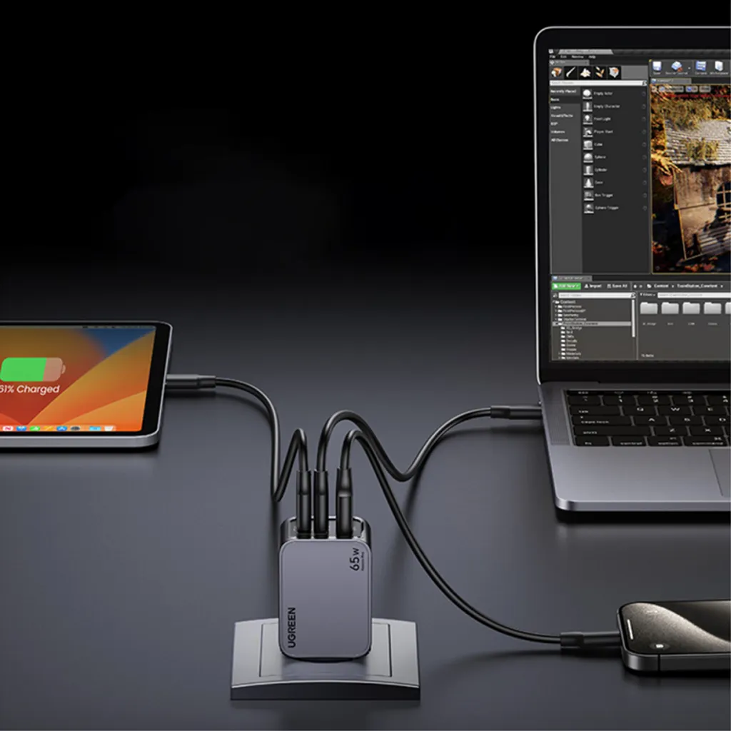 UGREEN X755 Nexode Pro 65W Väggladdare