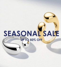 Upp till 50 % + 10 % extra rabatt hos Sif Jakobs Jewellery