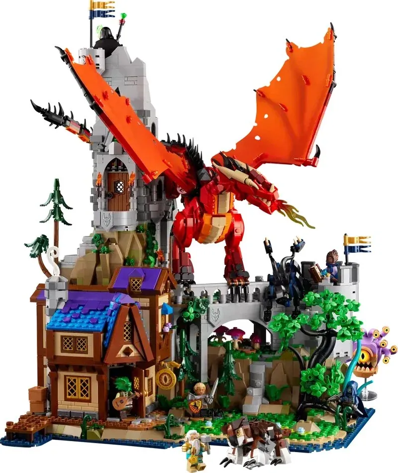 LEGO 21348 Röda Drakens Sägen Set