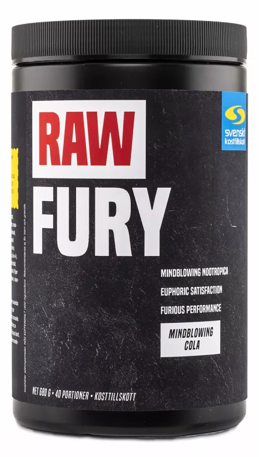RAW Fury Kraftfullt Pre-Workout Tillskott