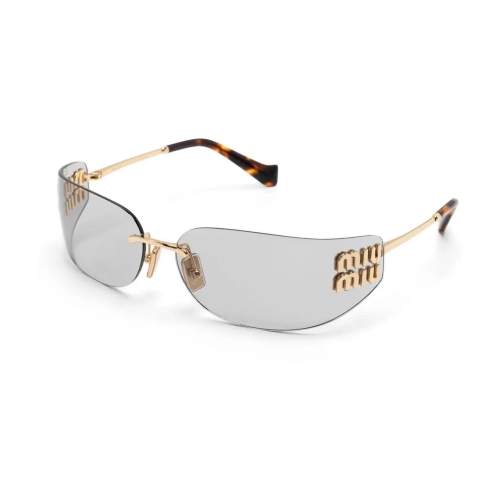 Miu Miu Solglasögon med Ljusgrå Linser