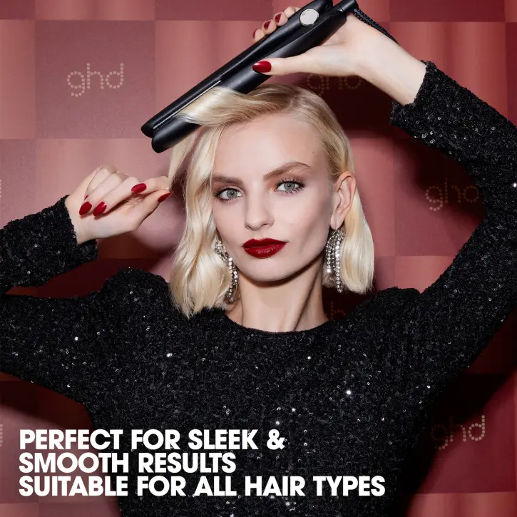 ghd Gold Christmas Hair Straightener Set